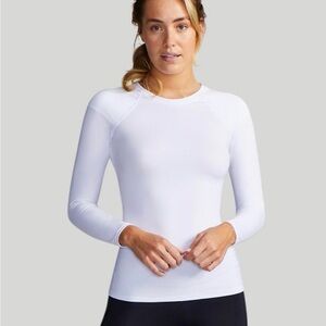 Tommie Cooper Women’s White Long Sleeve Back Support Top - S